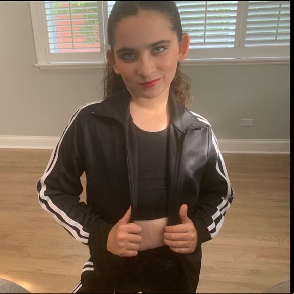 Track jacket & matching joggers w/ white stripes - Picture 5 of 5